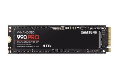 Samsung 990 Pro M.2 NVMe SSD PCIe 4.0 x4 - Auswahl 2 TB - 4 TB - 0h Betriebszeit