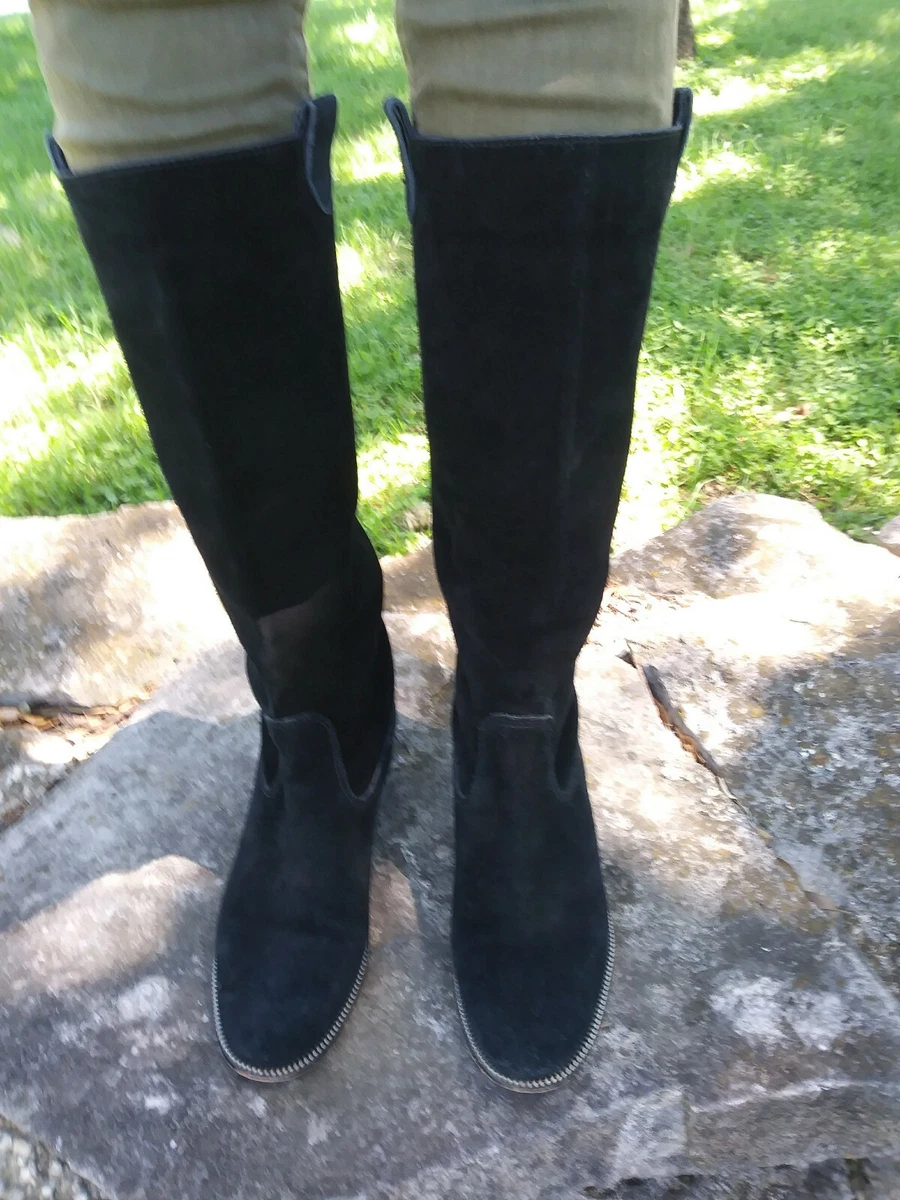 Michael kors black suede booties outlet