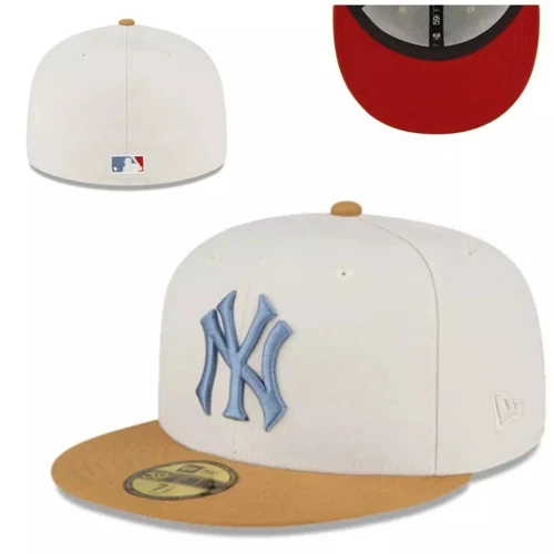 Mens New York Yankees Embroidery Era Hat Baseball Cap Flat edge Hats - Bild 28 von 34