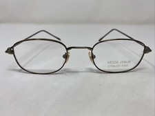 Moda Italia 128 COL.26 18KGP 49-18-140 Demi Amber/Full Rim Eyeglasses Frame 6268