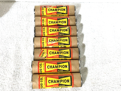 7 NOS CHAMPION SPARK PLUG FOR VARIOUS RADIAL ENGINES P/N: C27S