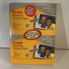 Kodak Premium Photo Paper  4 x 6 High Gloss 200 Sheets