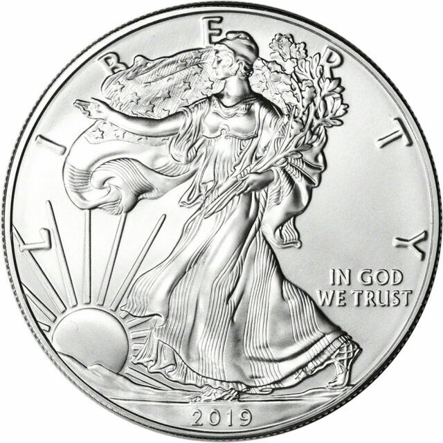 2019 1 oz American Silver Eagle $1 GEM BU SKU55748