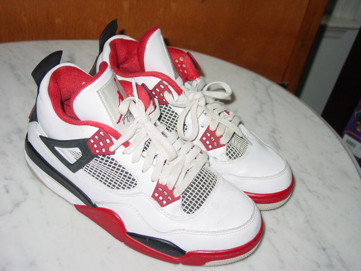 スニーカー Nike Air Jordan 4 Retro Fire Red (2012) Buy Air Jordan 4 Retro 'Fire Red' 2012 - 308497 110 | GOAT