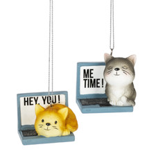 Home Office Cat Ornaments