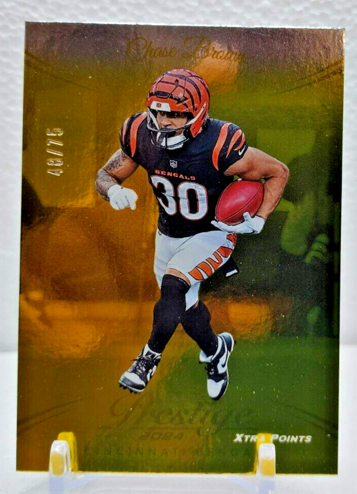 SALE☆激レアBP-2aゴールド☆トミー☆ハンドルアウト！☆ラージアイパッチ！ Chase Brown #/75 Gold Premium Xtra Points 2024 Panini Prestige