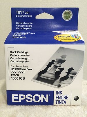 EPSON T017 201 Black Ink Cartridges Stylus Color 777 777i - New ...