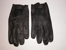 Mens Dark Brown Lamb skin comfortable leather Driving gloves