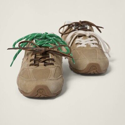 New Balance x Miu Miu 530 SL Suede Sneakers Ecru Size 41 EU New Balance x Miu Miu 530 SL Suede Sneakers Ecru Size 41 EU