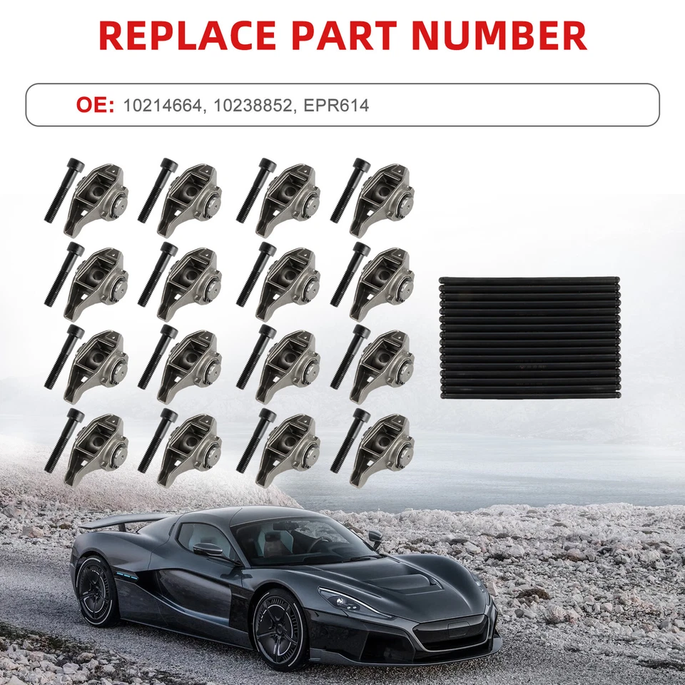 Juego de varillas de empuje de brazo basculante Trunion para Chevrolet Silverado 1500 1999-2018 5,3 L V8 Foto 3 de 4