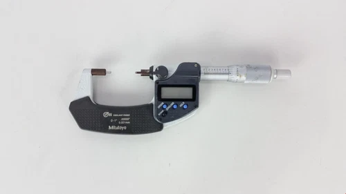 Mitutoyo 331-361-30 Digital Spline Micrometer 0-1"/ 25.4mm Range-Type B