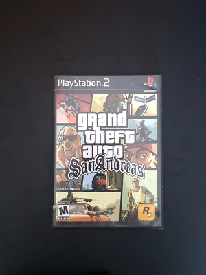 Grand Theft Auto San Andreas Playstation 2, Publisher: Rockstar (No booklet)