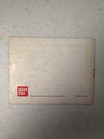 Xevious Nintendo NES solo libretto manuale istruzioni autentico