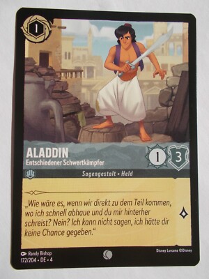 Disney Lorcana Karte Ursulas Rückkehr 172/204 ALADDIN