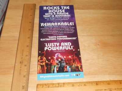 A NIGHT WITH janis joplin Musical B'dwy Mary Bridget Davies 'LUSTY AND POWERFUL'