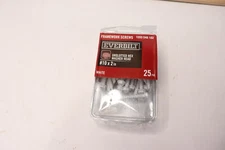 (25-Pk) Everbilt Hex-Head Sheet Metal Window Framework Screw White # 10 x 2"