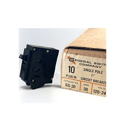 General Switch GS30 GS-30 GA130 30 Amp Single Pole Breaker 120