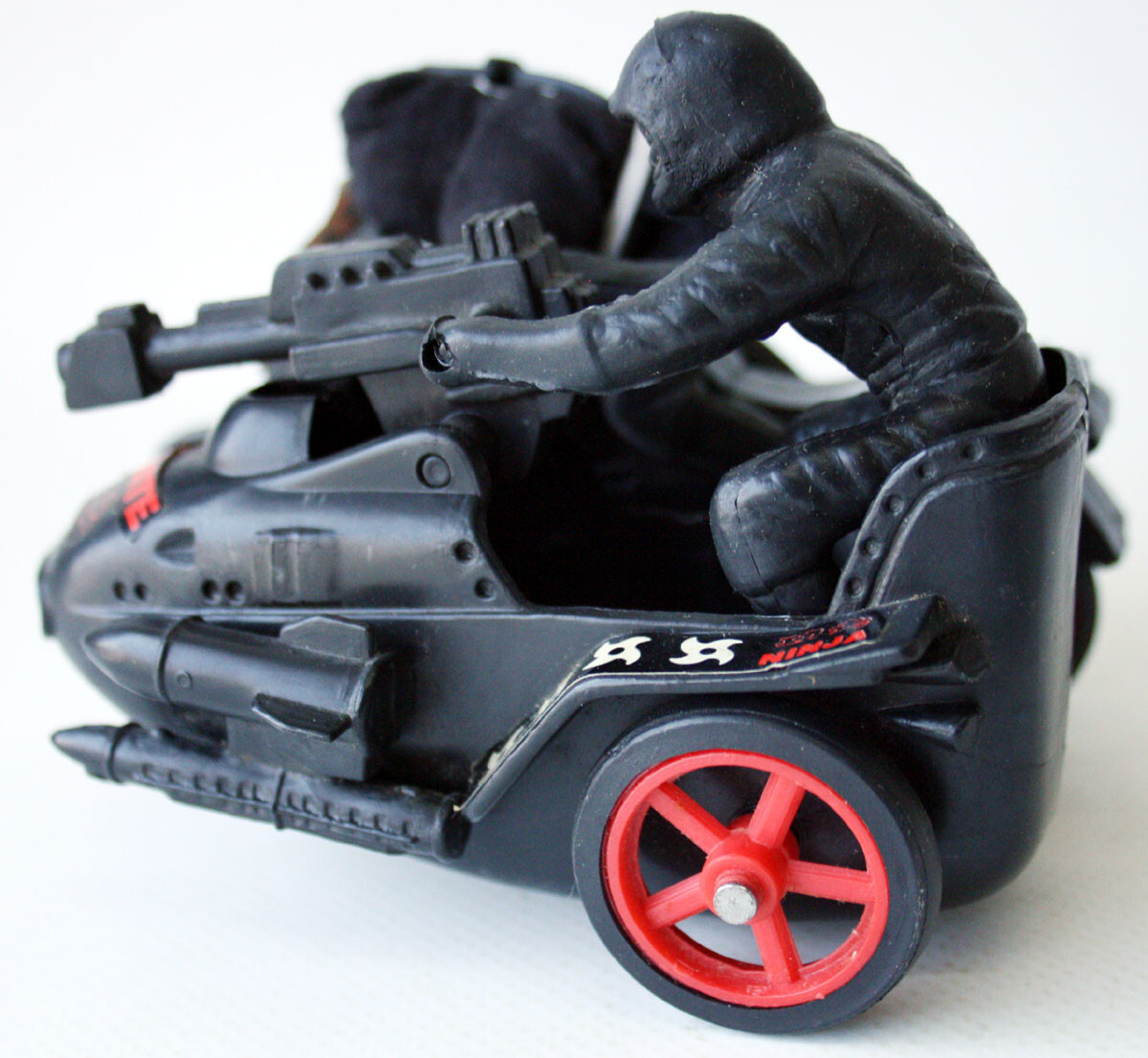 VINTAGE 80'S NINJA RIDER KARATE BIKE FRICTION MOTORCYCLE