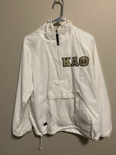 White Charles River Sorority Rain Jacket