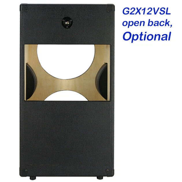 2X12 Vertical Slanted guitar Speaker Empty Cabinet Charcoal black tolex G2X12VSL - Image 4 of 4