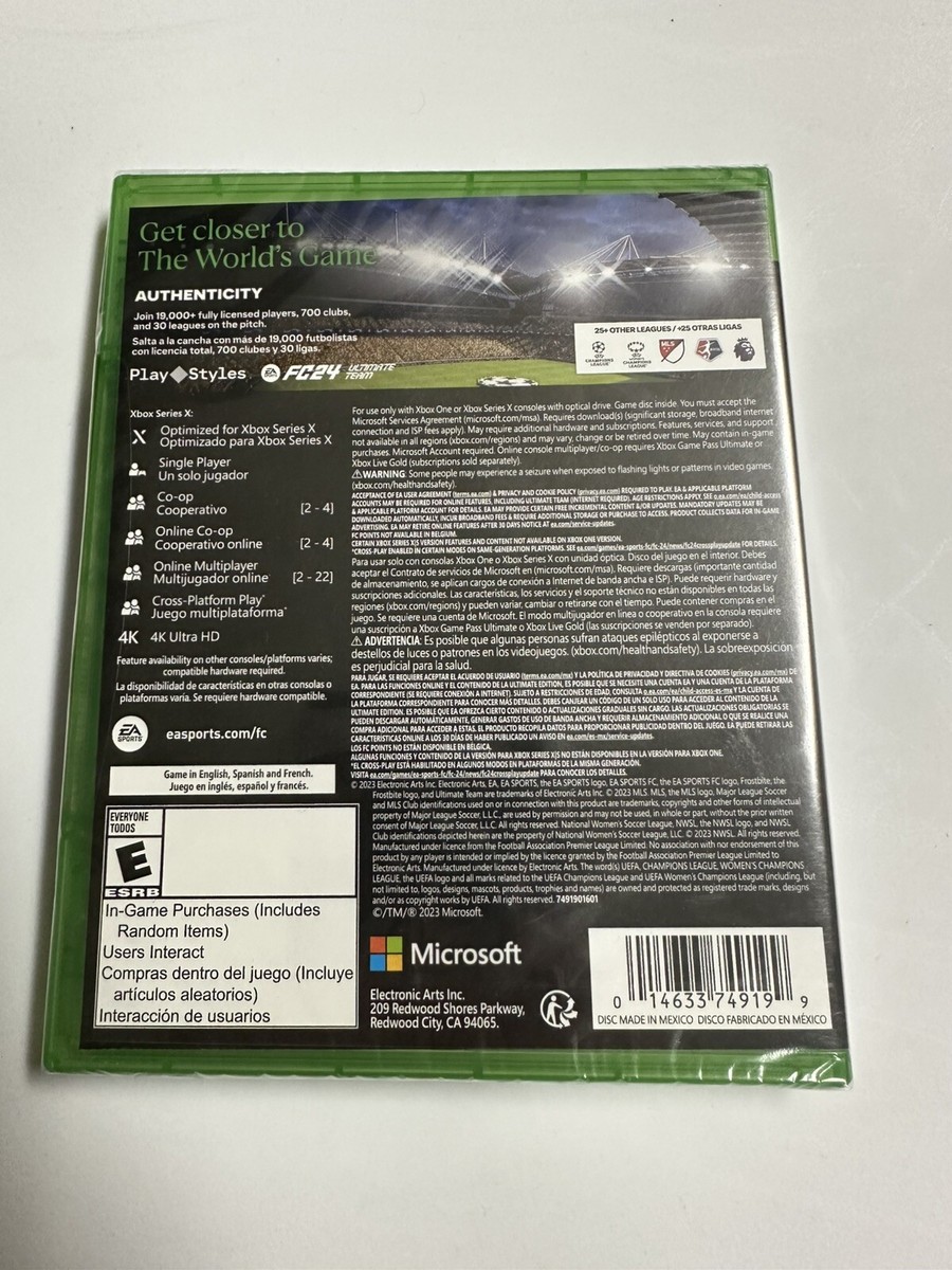 FC 24 (Xbox Series X and Xbox One - 2023) for sale online | eBay
