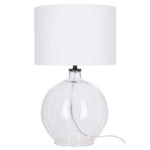 Hampton Bay Windmere 21.5 in Clear Glass Table Lamp - Picture 7 of 13