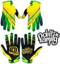 Deft Family Motocross MX Gloves Catalyst 2 Proper Yellow Green All Sizes bmx mtb