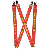 `Suspenders - 1.0`` - Bazinga! Red/Gold` (Us Import) ACC NEU