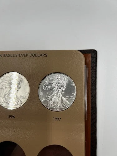 1997 $1 American Silver Eagle 1 Troy Oz Bullion US MINT IN PLASTIC CAPSULE