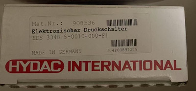 1PC Brand New HYDAC EDS 3348-5-0010-000-F1 Pressure Transducer
