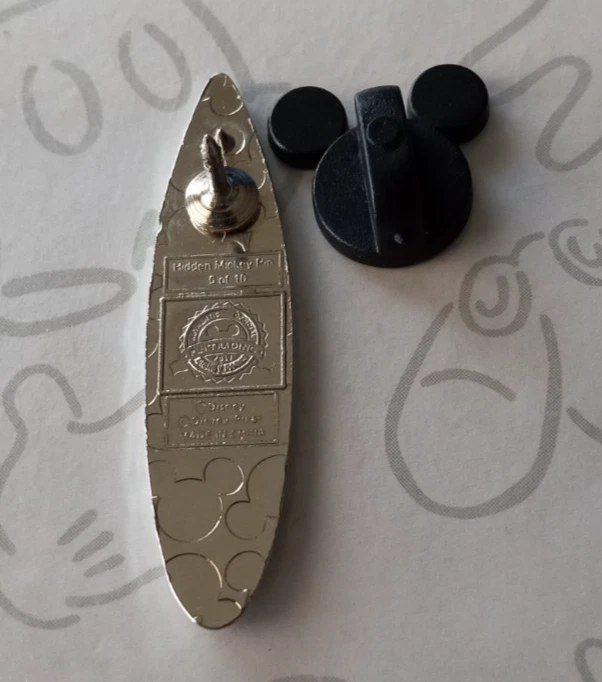 Wall-E Surfboard Chaser 2018 Hidden Mickey DLR Disney Pin 130355 - Image 2 of 2