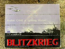 Blitzkrieg (1965) Realistic Lightning Warfare Board Game by Avalon Hill