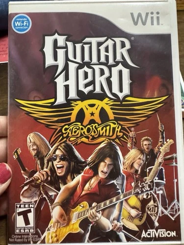 Guitar Hero Aerosmith Nintendo Wii Complete