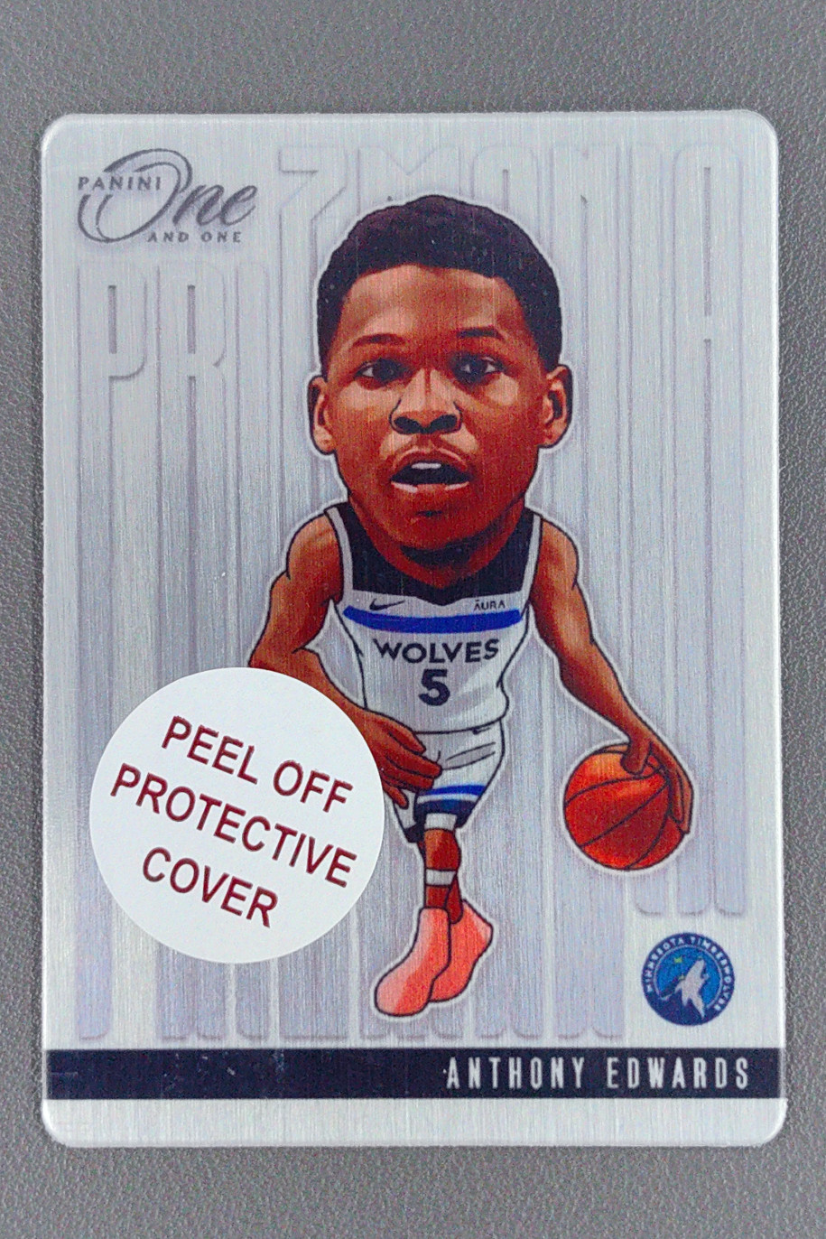2024-25 Panini One and One Anthony Edwards Prizmania #12 SSP Timberwolves