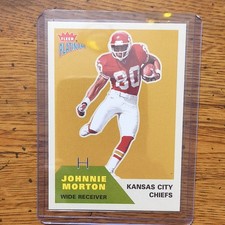 Fleer Platinum 2002 Johnnie Morton #135 Kansas City Chiefs NFL Football Card