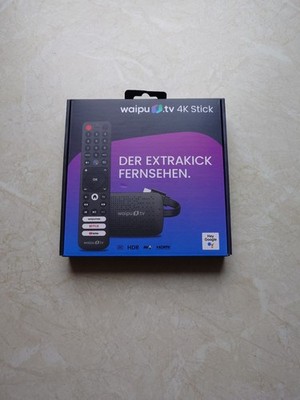 waipu.tv 4K Stick - Inkl. Fernbedienung, Neu, ungeöffnet 