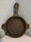 Vintage Cast Iron Skillet Ashtray  Wagner Ware 1050 Miniature USA Metalware