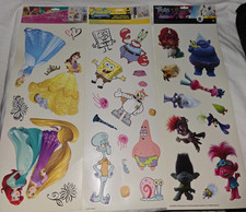 Disney Princess Wall Art Decals Appliques Stickers Peel  Stick Girls Room Lot