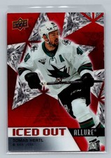 Tomas Hertl 2021-22 Upper Deck Allure #IO-10 Iced Out