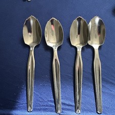 Enjoy Grapefruit Spoons S/S China Good Condition Set of 4