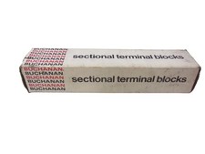 LOT OF 70 BUCHANAN SECTIONAL TERMINAL BLOCKS FLAT BASE 524 NSMP
