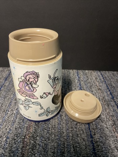 Vintage Aladdin Disney Die Schöne und das Biest 8 Unzen Mittagessen Thermoskanne Reisebecher - Bild 4 von 4