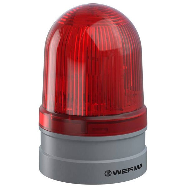 Werma EvoSIGNAL Light Red 12/24VAC/DC Midi TwinFLASH