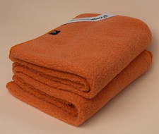 Merino Wool Blanket Peach  Soft, Warm  Fluffy  Natural Handmade