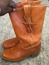 Landis Vintage Leather Square Tie Men  s Boots 11.5