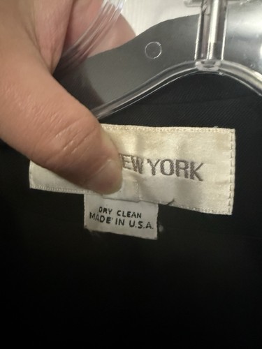 Jones New York schwarzer Wollblazer Jacke Gr. 10 Taschen, klassisch - Bild 5 von 9