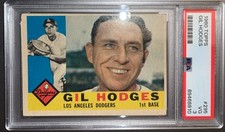 1960 TOPPS #295 GIL HODGES PSA 3 EYE APPEAL!