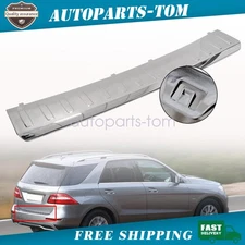 Rear Bumper Step Plate 1668852174 Chrome Fit 2012-15 Mercedes W166 ML250 ML350