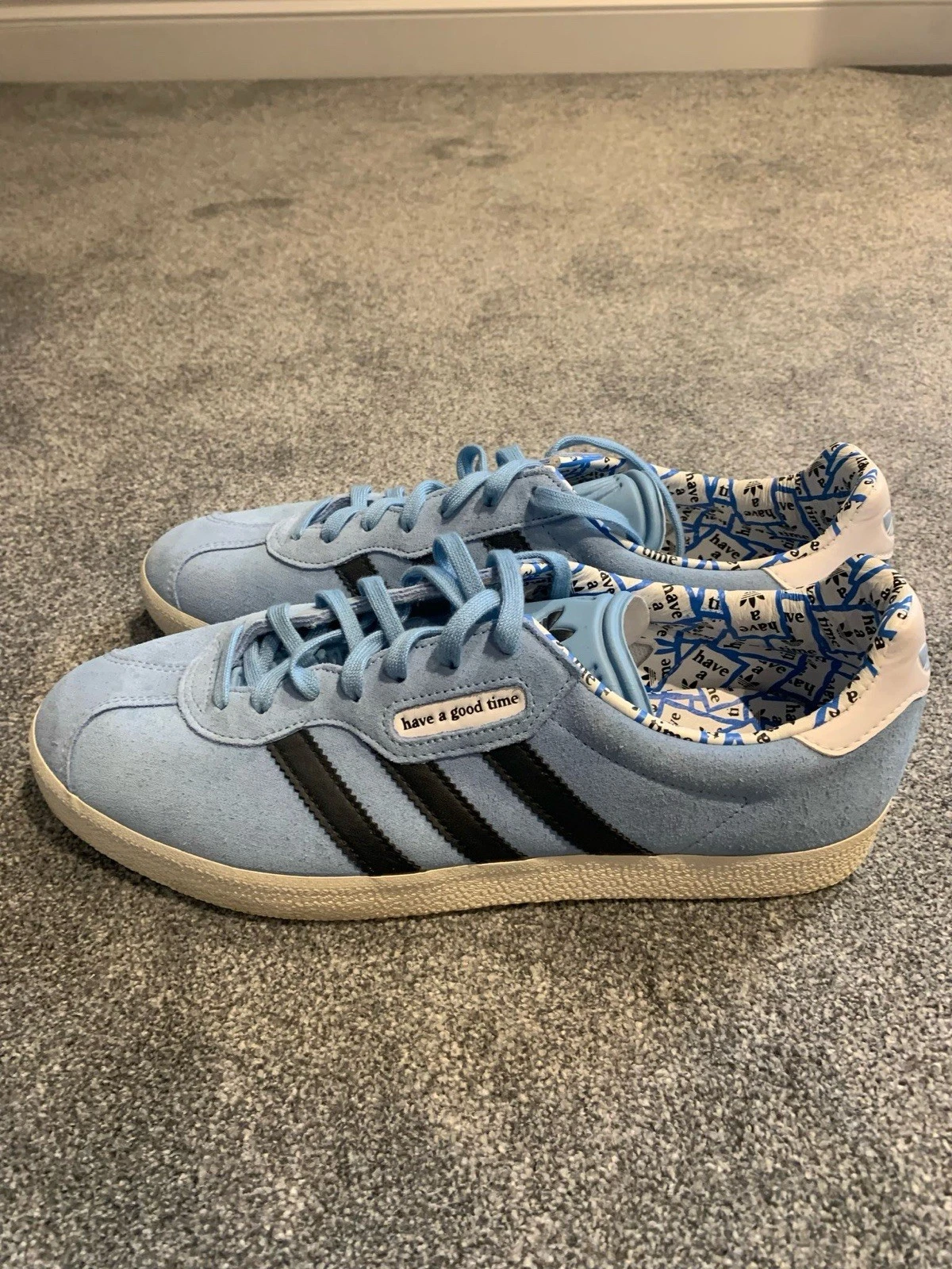 Scarpe da ginnastica Adidas Gazelle Super X da uomo Buon divertimento taglia 10