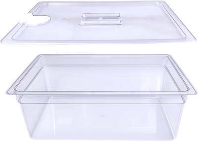26 QT Sous Vide Container with Lid,Sous Vide Cookers Compatible with Anova, Joul